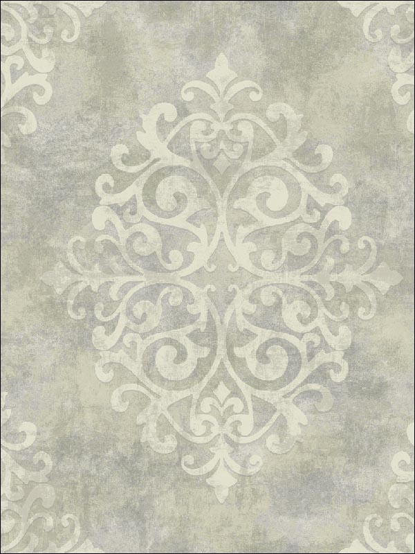 Galena With Swarovski Elements fabric in tin color - pattern number CB74100 - by Carl Robinson in the Carl Robinson 7 Monte Carlo collection