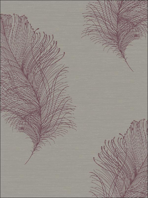 Galloway Without Elements fabric in plum and anew grey color - pattern number CB76609 - by Carl Robinson in the Carl Robinson 7 Monte Carlo collection