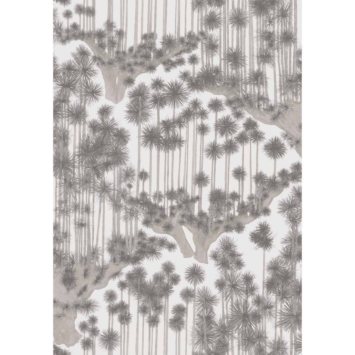 Japanese Woods Wallpaper in iron color - pattern number 126/6019.CS.0 - by Cole and Son in the Shinrin Yoku collection