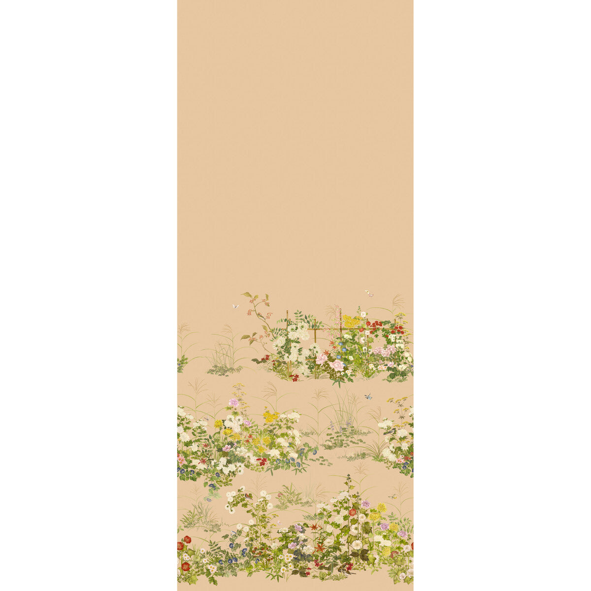Scenic Flora Gilded Mural in gilded color - pattern number 126/7027.CS.0 - by Cole and Son in the Shinrin Yoku collection
