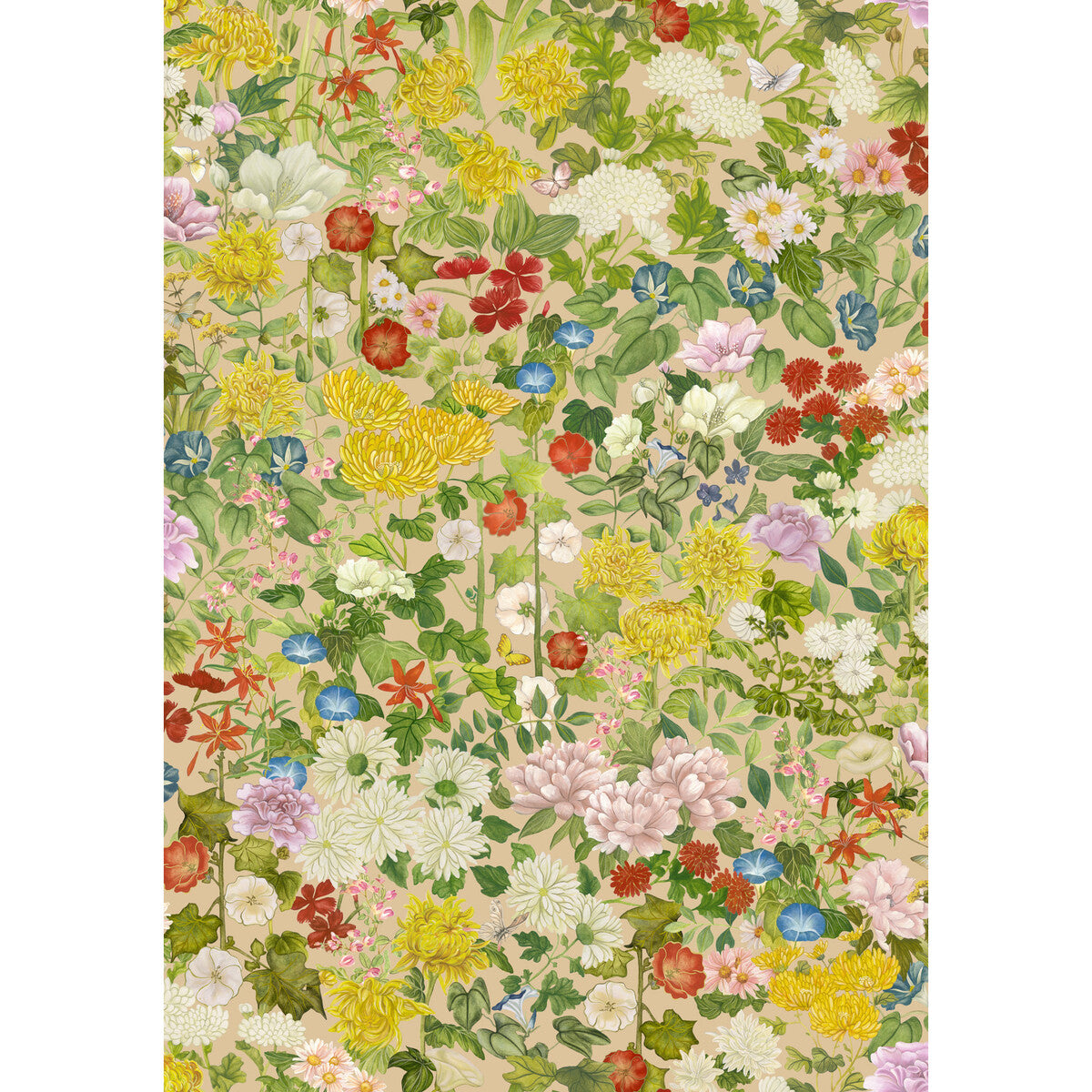Flora Province Wallpaper in taupe color - pattern number 126/8029.CS.0 - by Cole and Son in the Shinrin Yoku collection