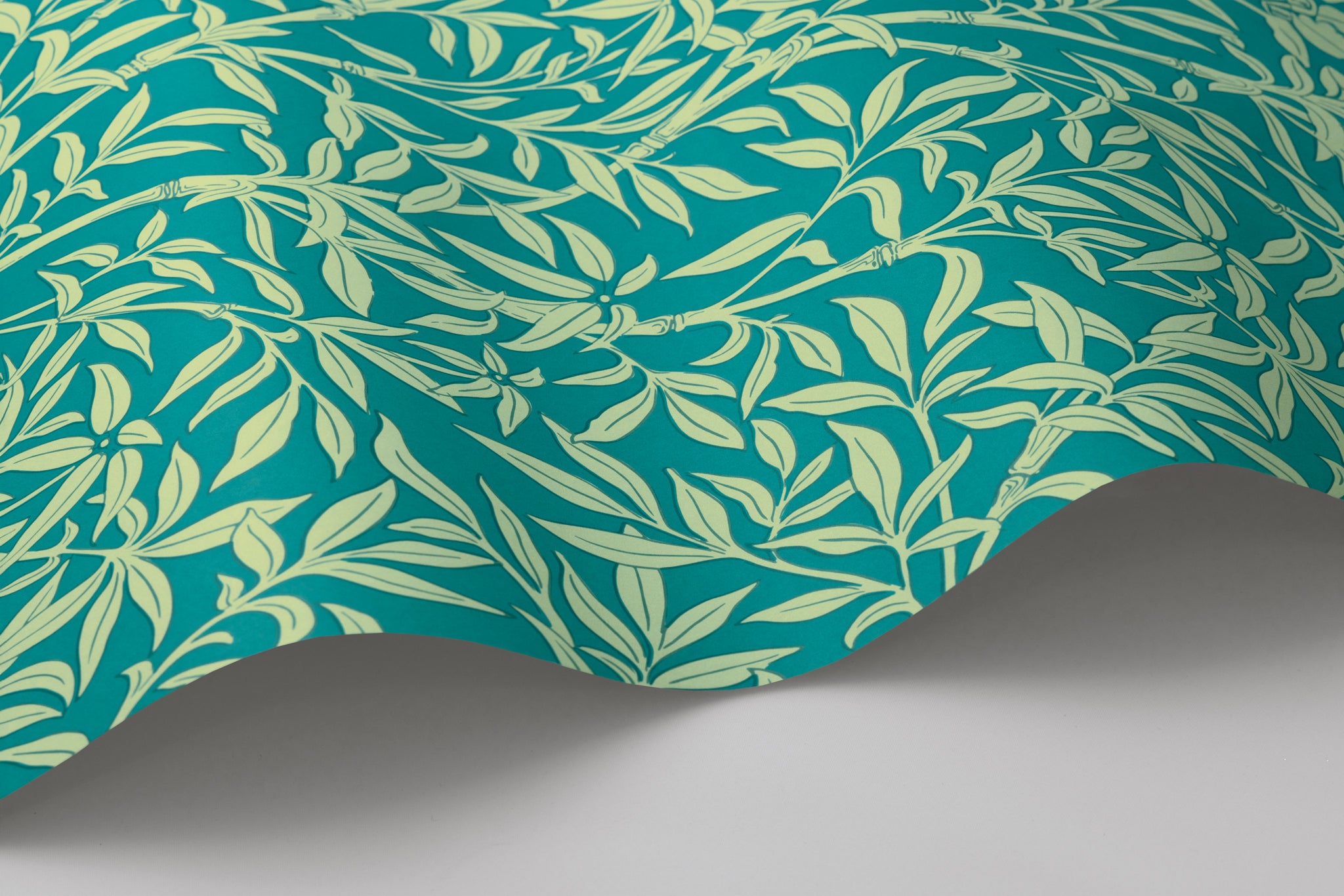 Bamboo Forest Wallpaper in petrol color - pattern number 127/1003.CS.0 - by Cole and Son in the Classics Vol I collection