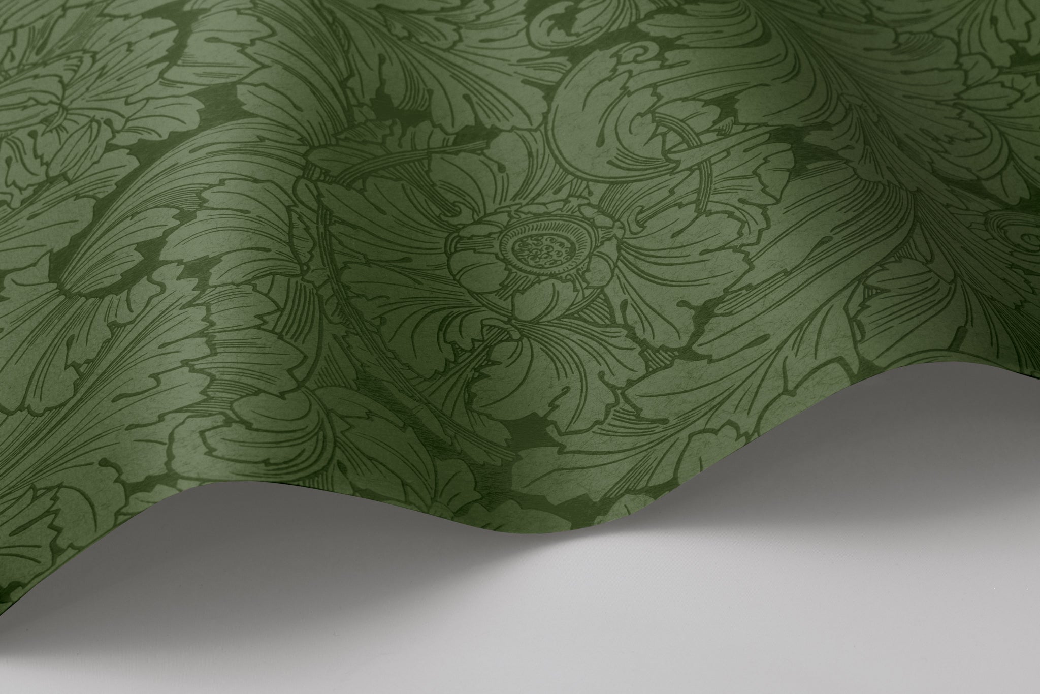Acanthus Wallpaper in forest color - pattern number 127/6031.CS.0 - by Cole and Son in the Classics Vol I collection