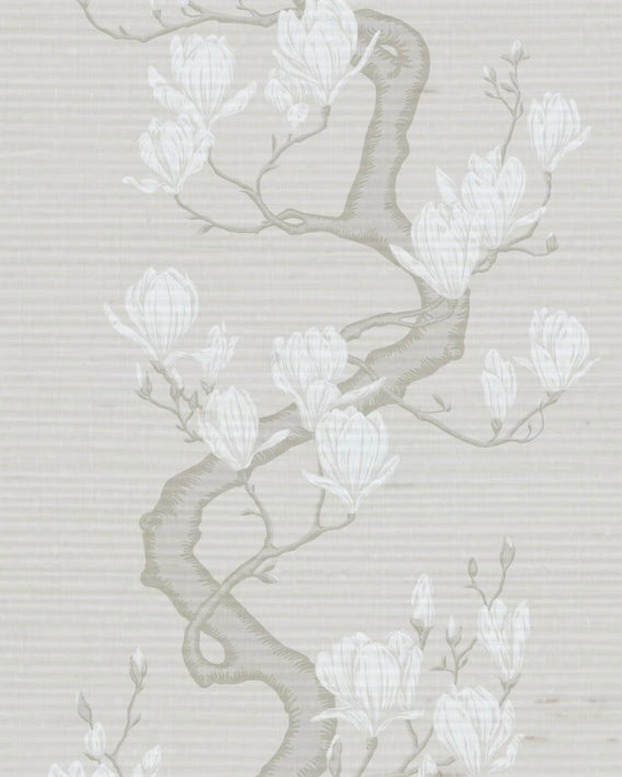 Magnolia Tree Wallpaper in raw slub color - pattern number 128/1007S.CS.0 - by Cole and Son in the Classics Vol II collection