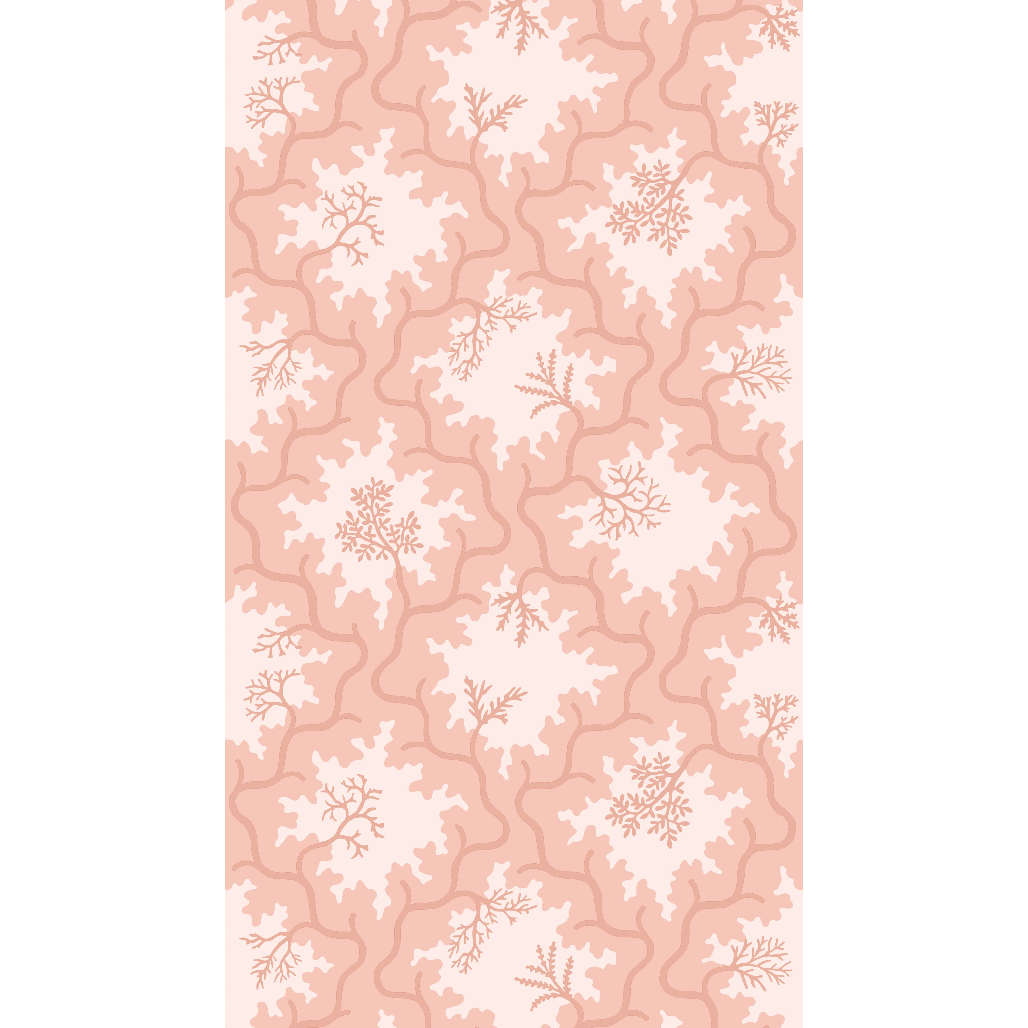 Moss Trellis Wallpaper in soft coral color - pattern number 128/4020.CS.0 - by Cole and Son in the Classics Vol II collection