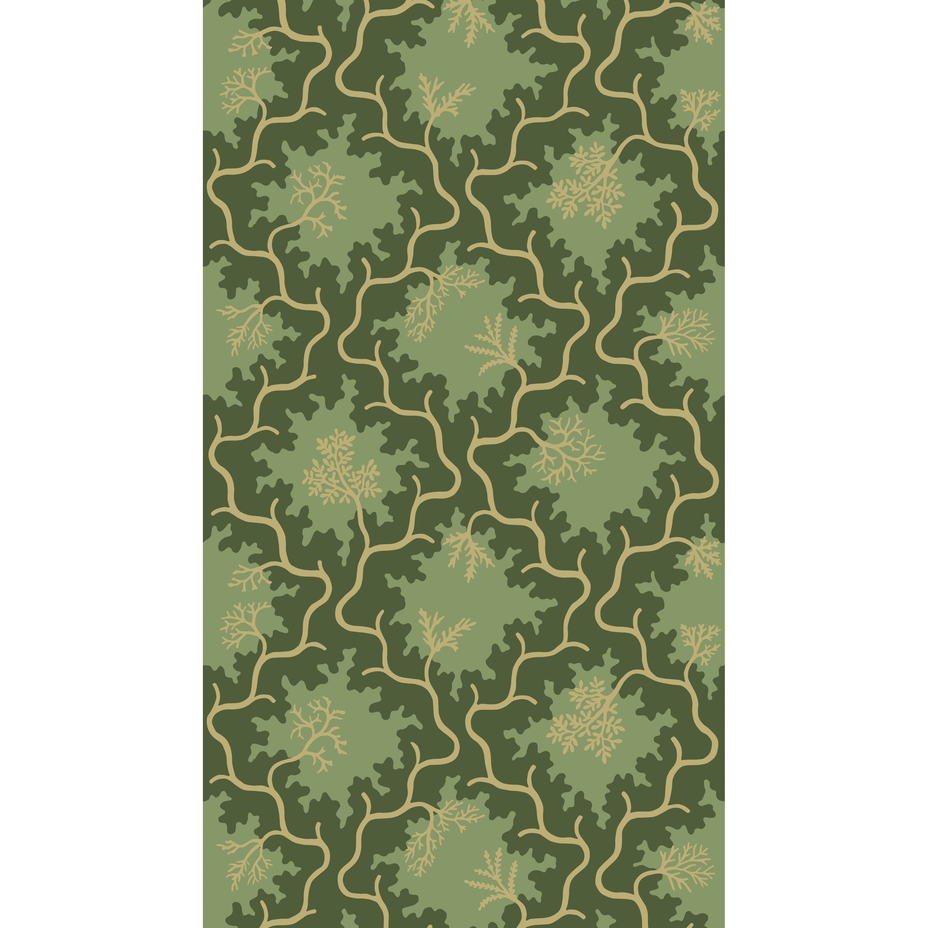 Moss Trellis Wallpaper in evergreen color - pattern number 128/4021.CS.0 - by Cole and Son in the Classics Vol II collection