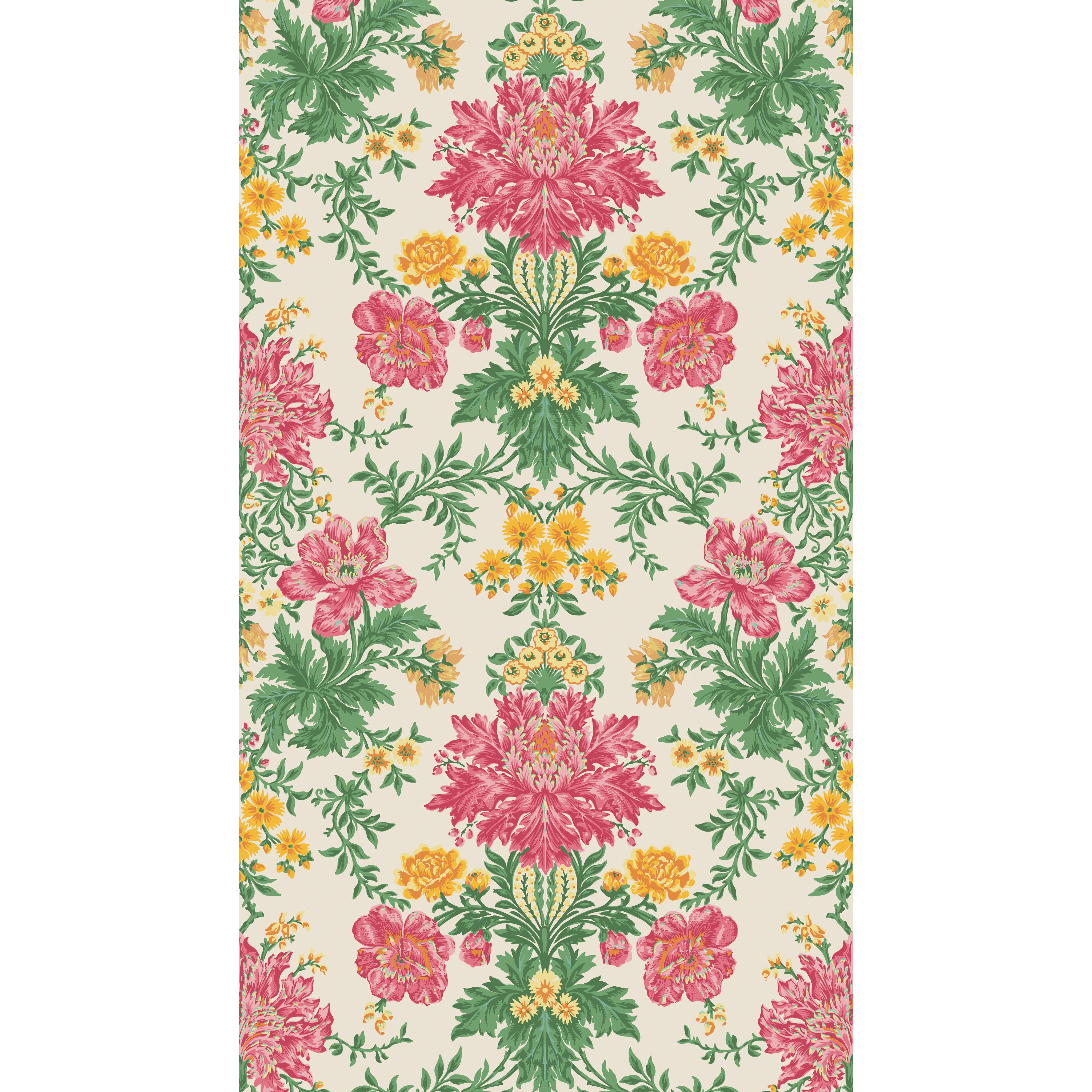 Poppies Wallpaper in soft fuchsia color - pattern number 128/7033.CS.0 - by Cole and Son in the Classics Vol II collection