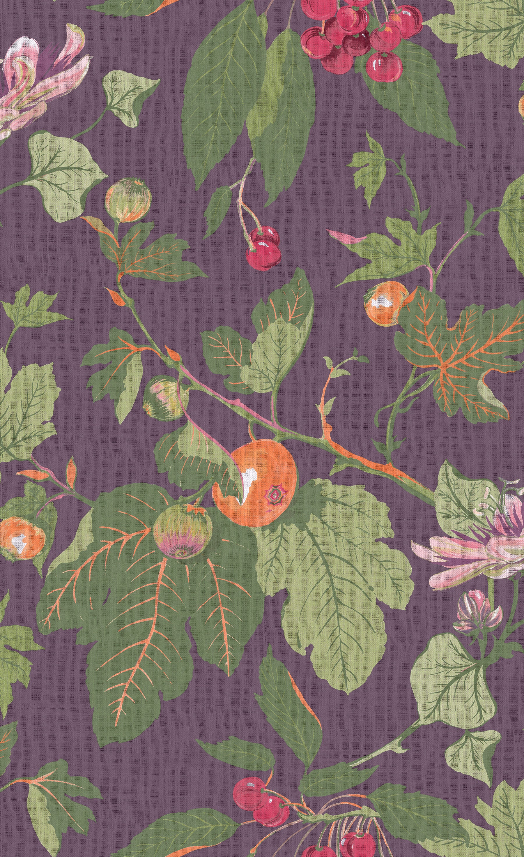 Craftwork Trail Wallpaper in plum color - pattern number 130283 - by Graham and Brown in the 2025 Exclusives collection