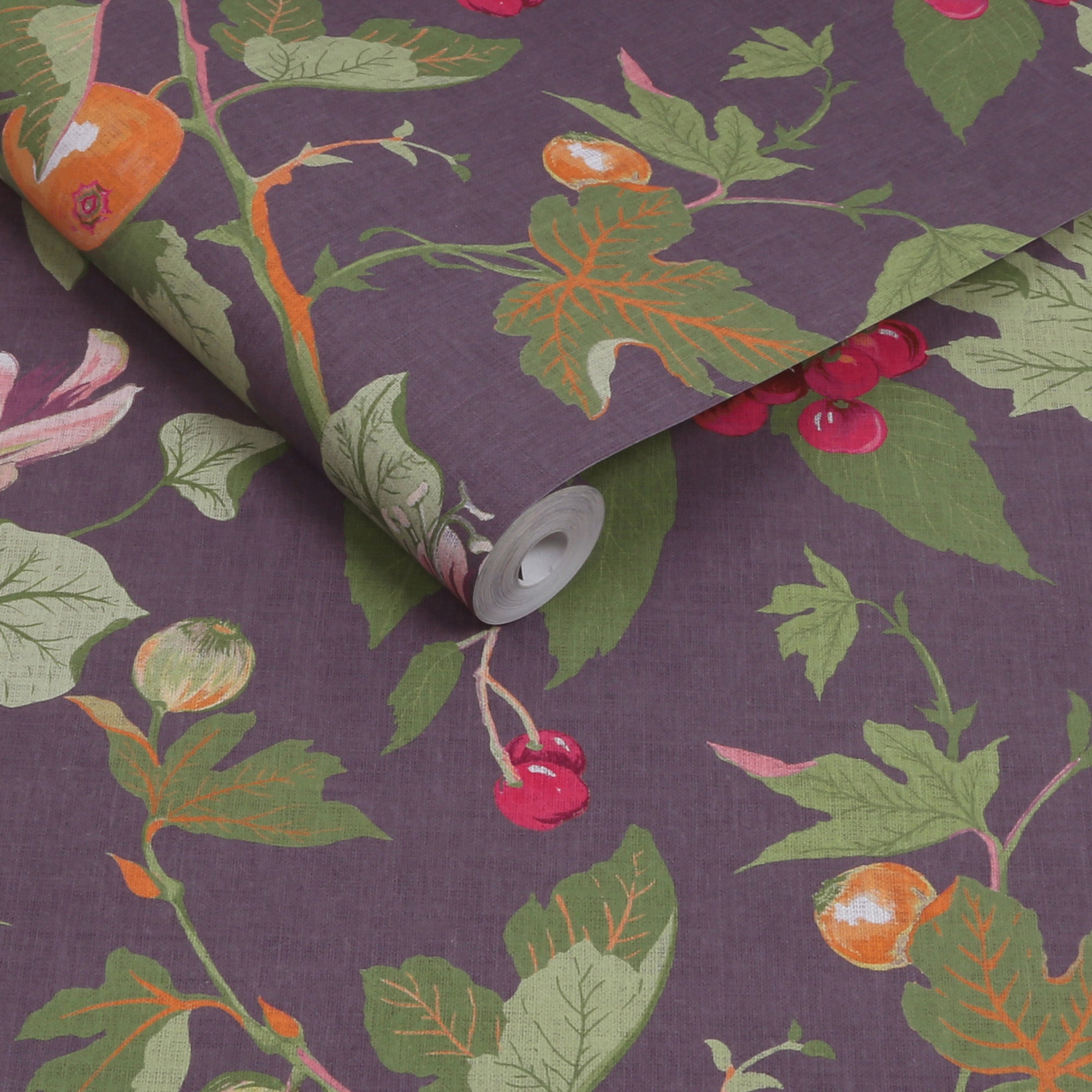 Craftwork Trail Wallpaper in plum color - pattern number 130283 - by Graham and Brown in the 2025 Exclusives collection