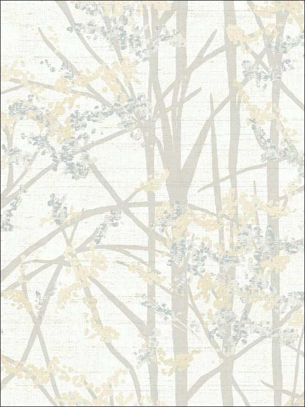 Summer Leaves fabric in 40008 color - pattern number SG40008 - by Pelican Prints in the Sage II collection