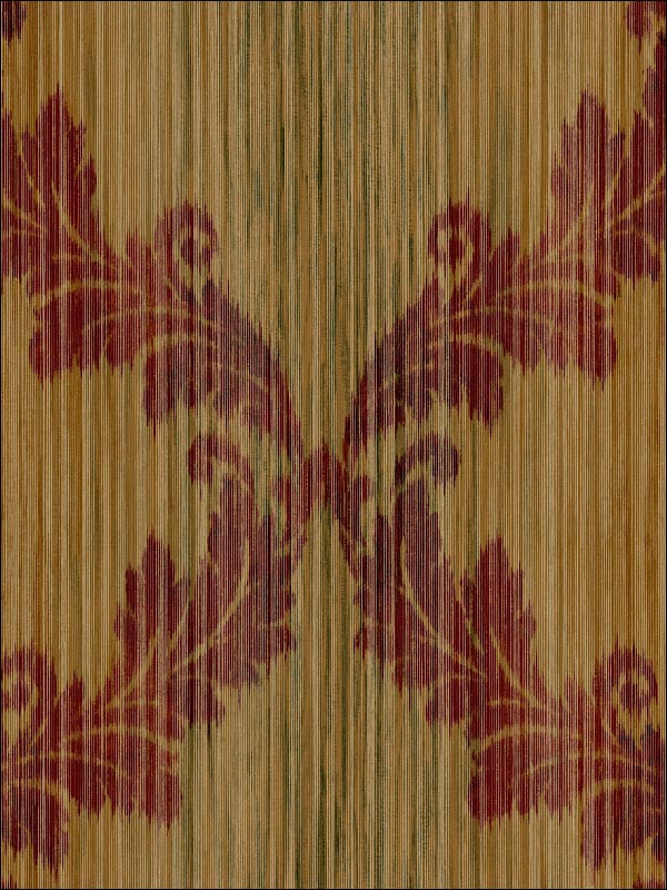 Watercolor Frame fabric in 40701 color - pattern number SG40701 - by Pelican Prints in the Sage II collection