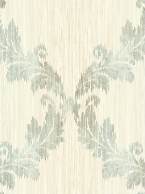 Watercolor Frame wallpaper in 40702 color - pattern number SG40702 - by Pelican Prints in the Sage II collection
