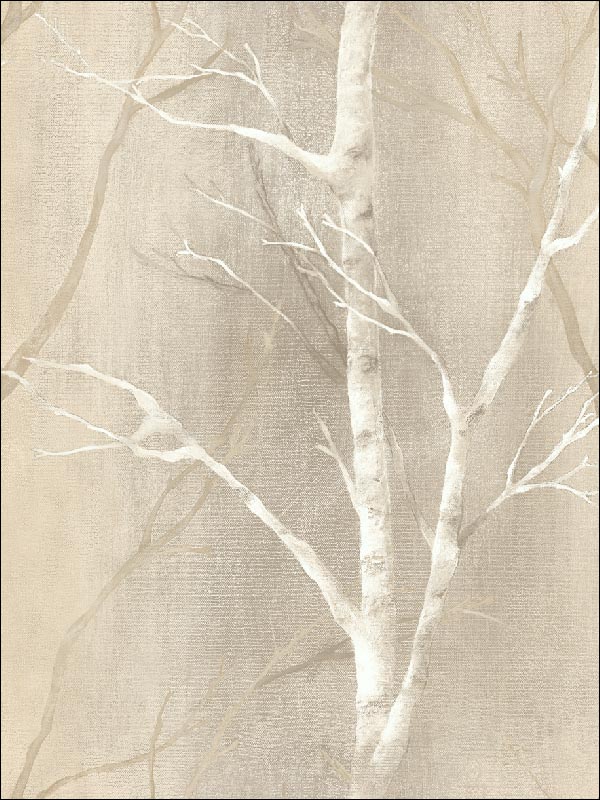 Tree Trunks wallpaper in 41006 color - pattern number SG41006 - by Pelican Prints in the Sage II collection