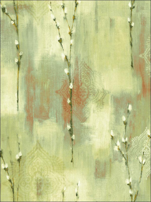 Pussy Willow fabric in 41204 color - pattern number SG41204 - by Pelican Prints in the Sage II collection