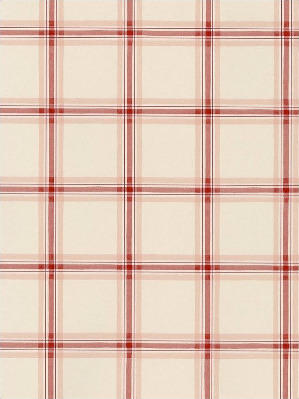 Plaid fabric in reds whites color - pattern number FK26910 - by Patton Norwall in the Fresh Kitchens 5 collection