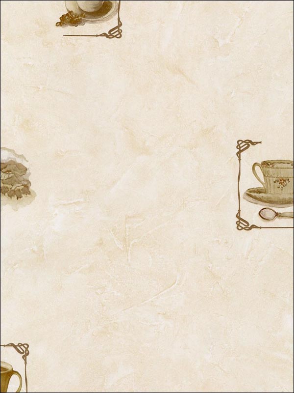 Java Sidewall fabric in browns color - pattern number FK26932 - by Patton Norwall in the Fresh Kitchens 5 collection