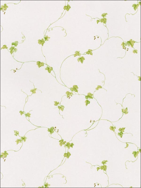 Small Berries Trail fabric in browns greens whites color - pattern number FK34437 - by Patton Norwall in the Fresh Kitchens 5 collection