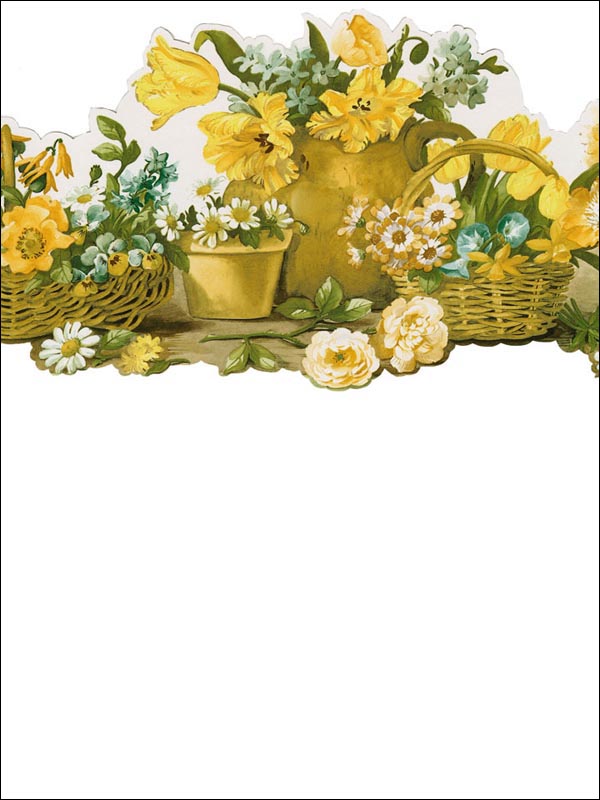 Die Cut Basket fabric in browns yellows color - pattern number FK78466DC - by Patton Norwall in the Fresh Kitchens 5 collection