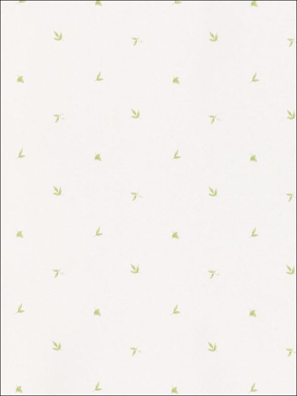 Leaf Spot wallpaper in green white color - pattern number KT28973 - by Patton Norwall in the Fresh Kitchens 5 collection