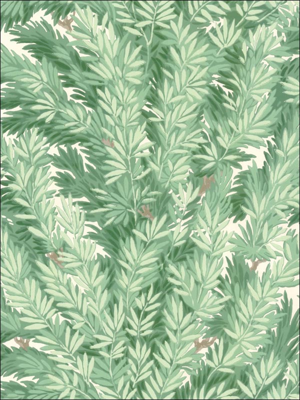 Florencecourt fabric in verillion color - pattern number 100/1002.CS.0 - by Cole and Son in the Archive Anthology collection