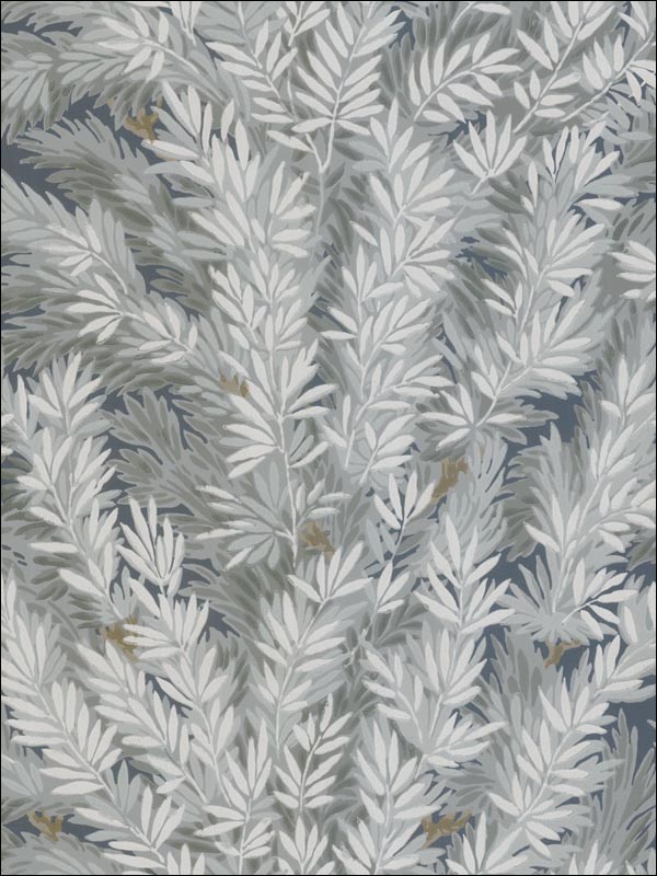 Florencecourt fabric in charcoal color - pattern number 100/1004.CS.0 - by Cole and Son in the Archive Anthology collection
