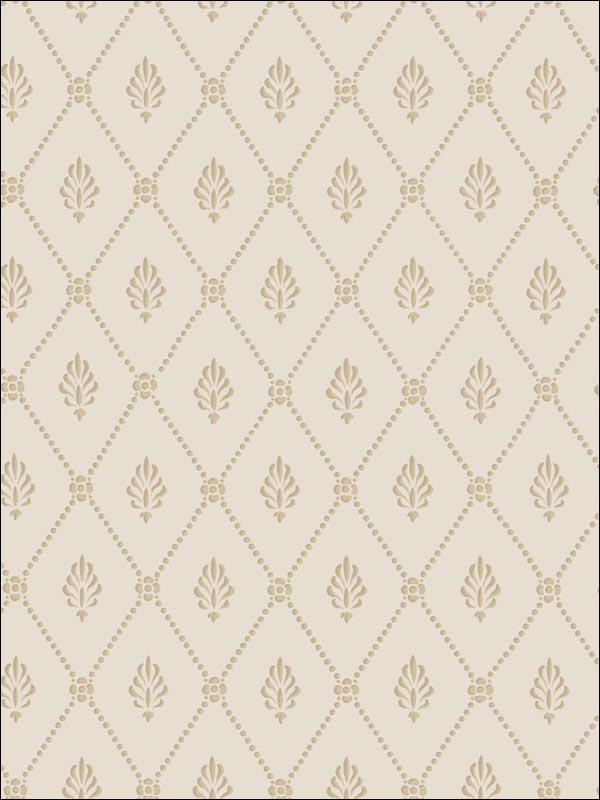 Alma fabric in buff and gold color - pattern number 100/11051.CS.0 - by Cole and Son in the Archive Anthology collection