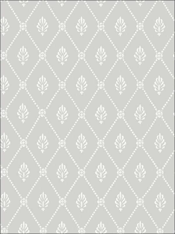 Alma fabric in grey color - pattern number 100/11054.CS.0 - by Cole and Son in the Archive Anthology collection