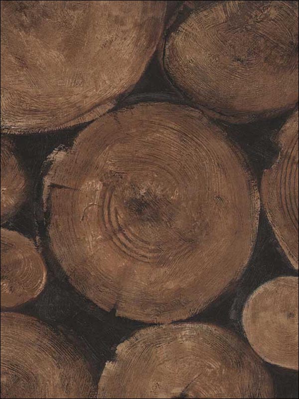 Lumberjack wallpaper in timber color - pattern number AMW10009.86.0 - by Andrew Martin in the Engineer collection