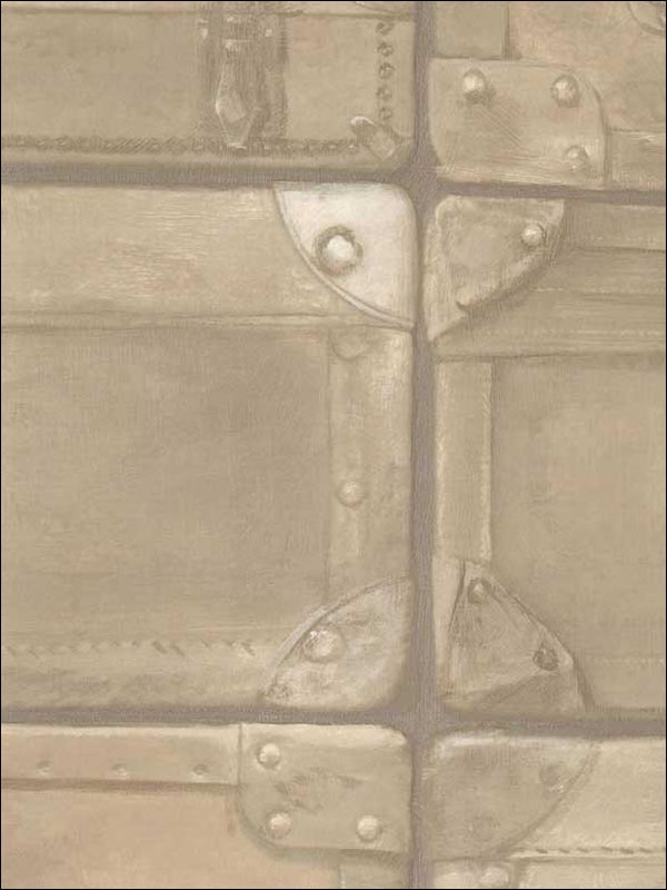 Luggage wallpaper in vellum color - pattern number AMW10008.16.0 - by Andrew Martin in the Engineer collection