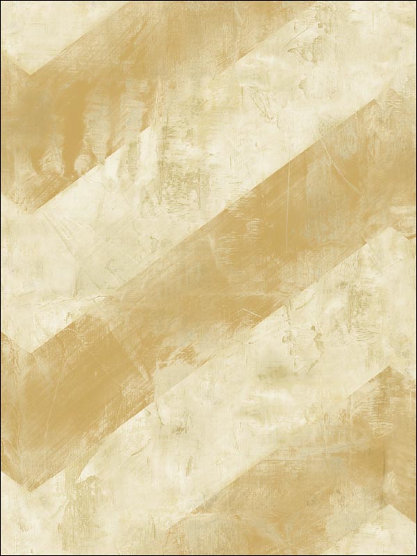 Hubble Chevron fabric in metallic gold and white color - pattern number AV50405 - by Seabrook in the Avant Garde by Seabrook Designs collection