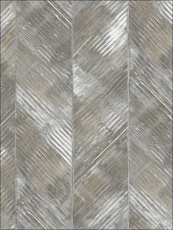 Hubble Texture fabric in metallic silver and ebony color - pattern number AV50500 - by Seabrook in the Avant Garde by Seabrook Designs collection