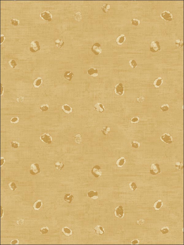 Hubble Dots fabric in metallic gold color - pattern number AV50605 - by Seabrook in the Avant Garde by Seabrook Designs collection