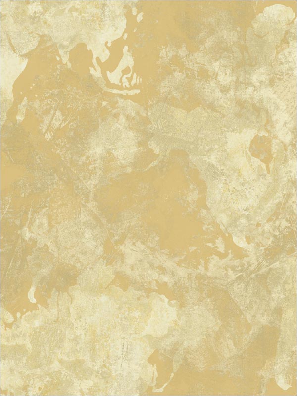 Galileo Faux wallpaper in metallic gold and off white color - pattern number AV50905 - by Seabrook in the Avant Garde by Seabrook Designs collection