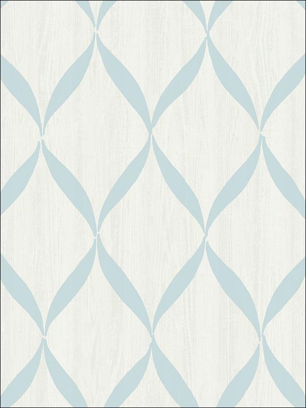Painted Ogee fabric in 60402 color - pattern number YC60402 - by Wallquest in the Yacht Club collection