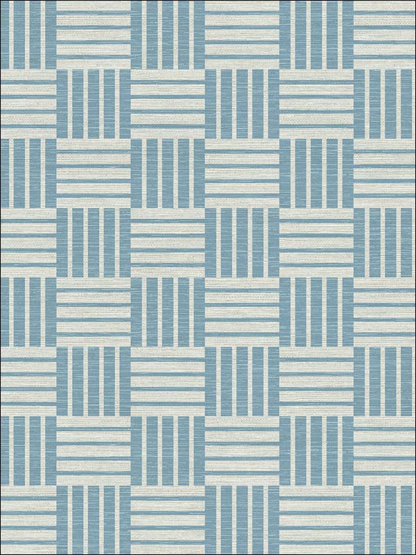 Stripe Blocks fabric in 61503 color - pattern number YC61503 - by Wallquest in the Yacht Club collection