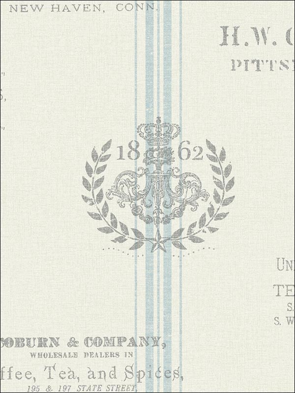 Dry Goods fabric in 61812 color - pattern number YC61812 - by Wallquest in the Yacht Club collection