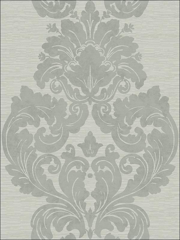 Damask Stripe fabric in 20010 color - pattern number BW20010 - by Paper and Ink in the Black and White Paper and Ink collection