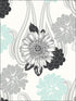 Floral Paisley fabric in 20802 color - pattern number BW20802 - by Paper and Ink in the Black and White Paper and Ink collection