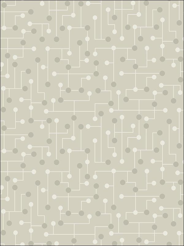 Pac Man fabric in 21408 color - pattern number BW21408 - by Paper and Ink in the Black and White Paper and Ink collection