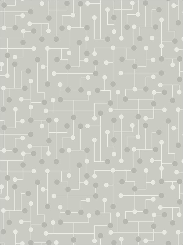 Pac Man fabric in 21427 color - pattern number BW21427 - by Paper and Ink in the Black and White Paper and Ink collection