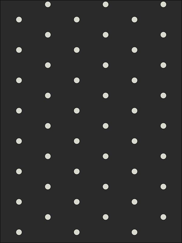 Polka Dots wallpaper in 21920 color - pattern number BW21920 - by Paper and Ink in the Black and White Paper and Ink collection