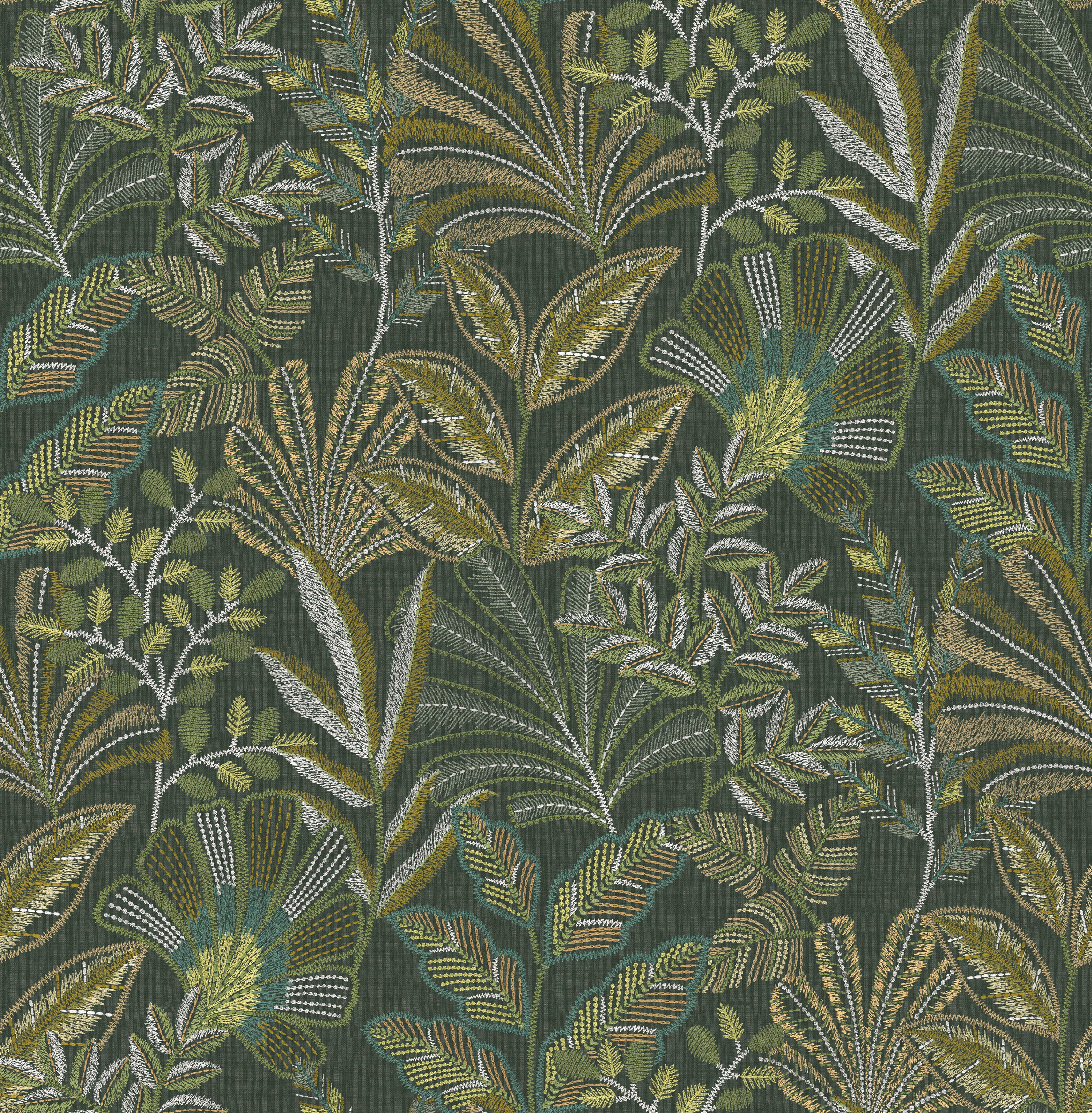 Vendura Weave Wallpaper in emerald color - pattern number 142320 - by Graham and Brown in the 2025 Exclusives collection