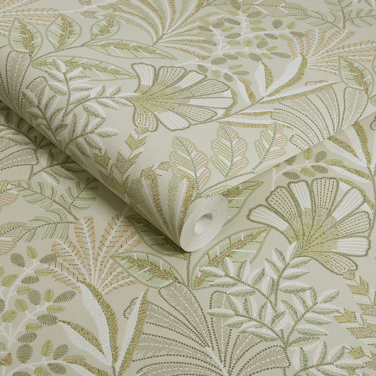 Vendura Weave Wallpaper in sage color - pattern number 142321 - by Graham and Brown in the 2025 Exclusives collection