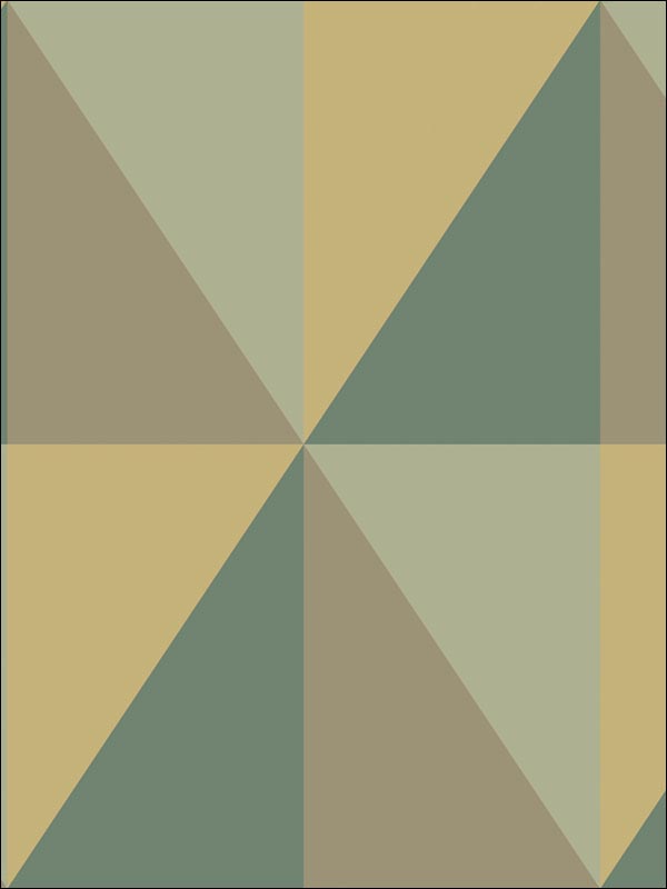Apex Grand fabric in green color - pattern number 105/10044.CS.0 - by Cole and Son in the Geometric II collection