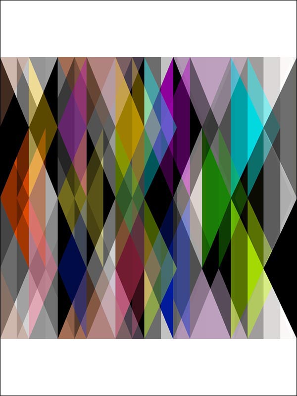 Circus 7 Panel mural in multicolour color - pattern number 93/6020.CS.0 - by Cole and Son in the Geometric II collection