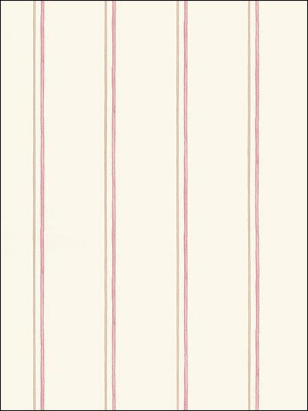 Thin Stripe wallpaper in pinks tans color - pattern number PP35502 - by Patton Norwall in the Pretty Prints 4 collection