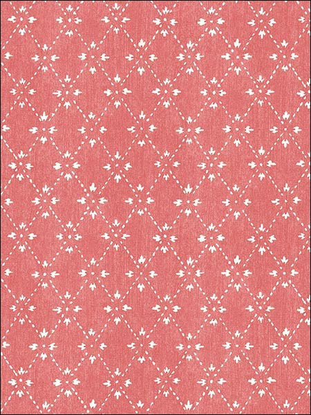 Kitchen Paisley Print wallpaper in reds color - pattern number PP35519 - by Patton Norwall in the Pretty Prints 4 collection