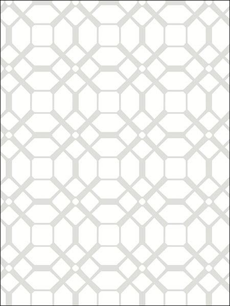 Octagon fabric in light grey color - pattern number BW28723 - by Patton Norwall in the Shades collection