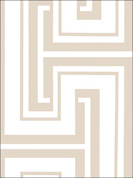Tease wallpaper in taupe color - pattern number SH34522 - by Patton Norwall in the Shades collection
