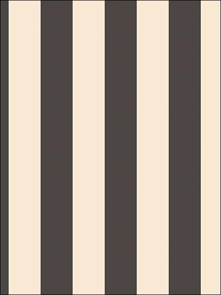 1.25 Regency Stripe wallpaper in black beige color - pattern number SH34554 - by Patton Norwall in the Shades collection